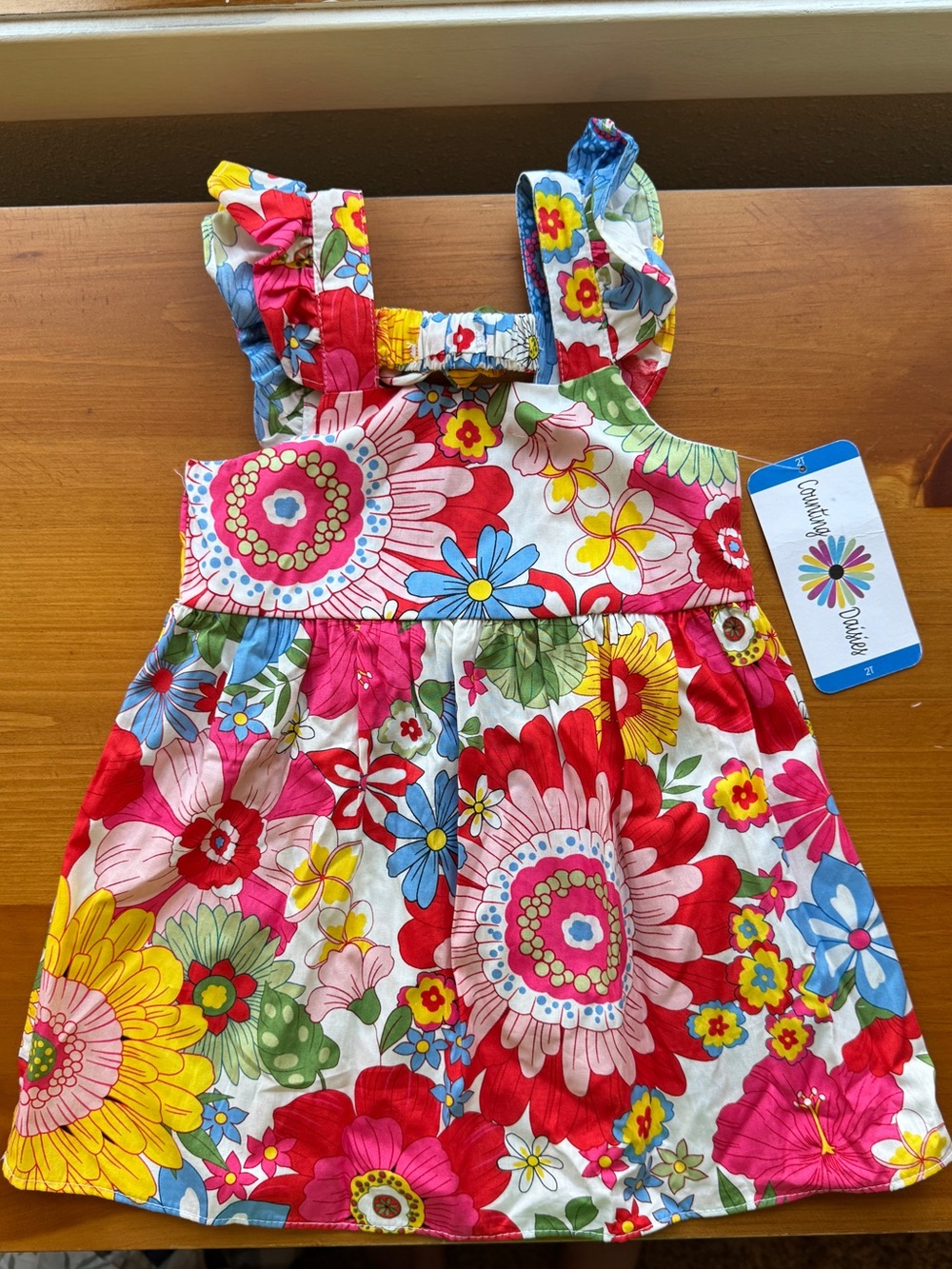 NWT Counting Daisies Floral Woven Dress